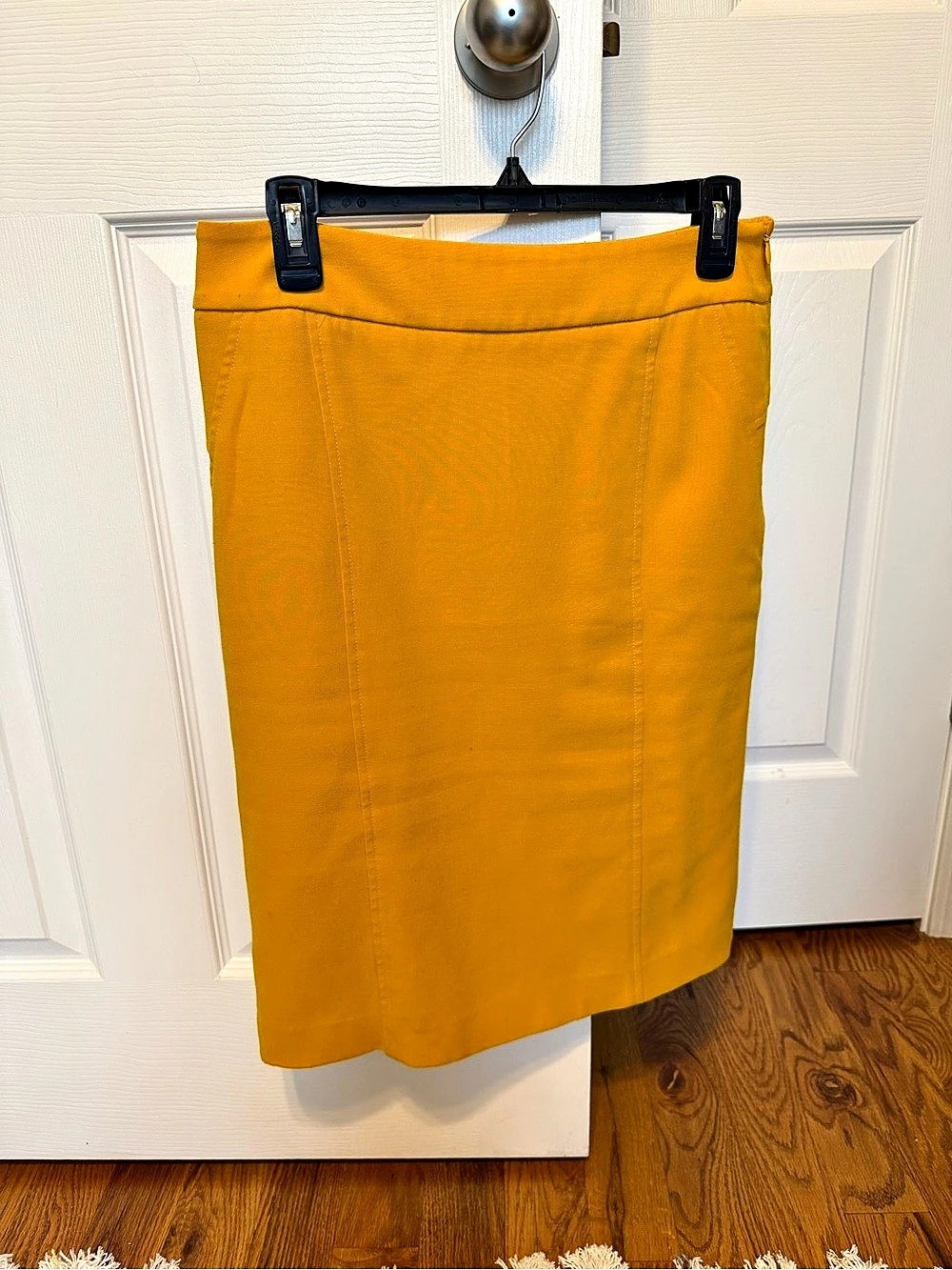 Peace of Cloth Pencil Skirt in Mustard 20Size 8 Like New